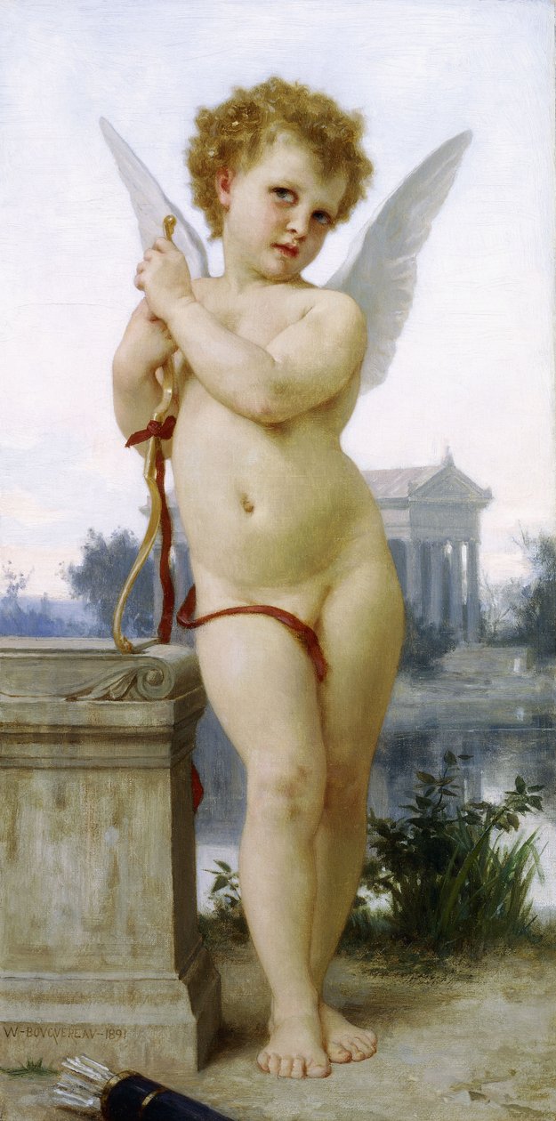 爱，1891年 作者 威廉·阿道夫·布格罗