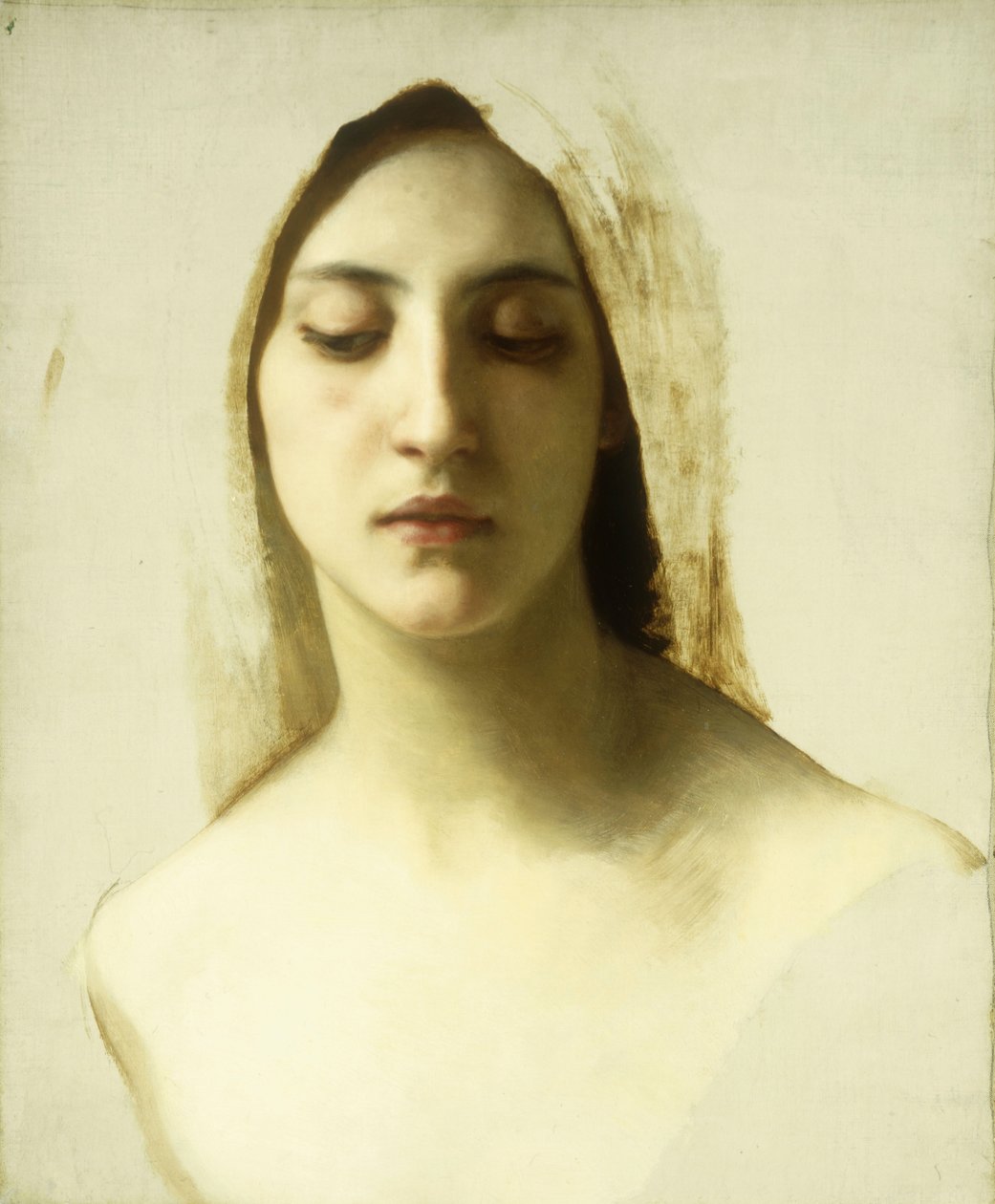 研究“ La Charite”，约1878年 作者 威廉·阿道夫·布格罗