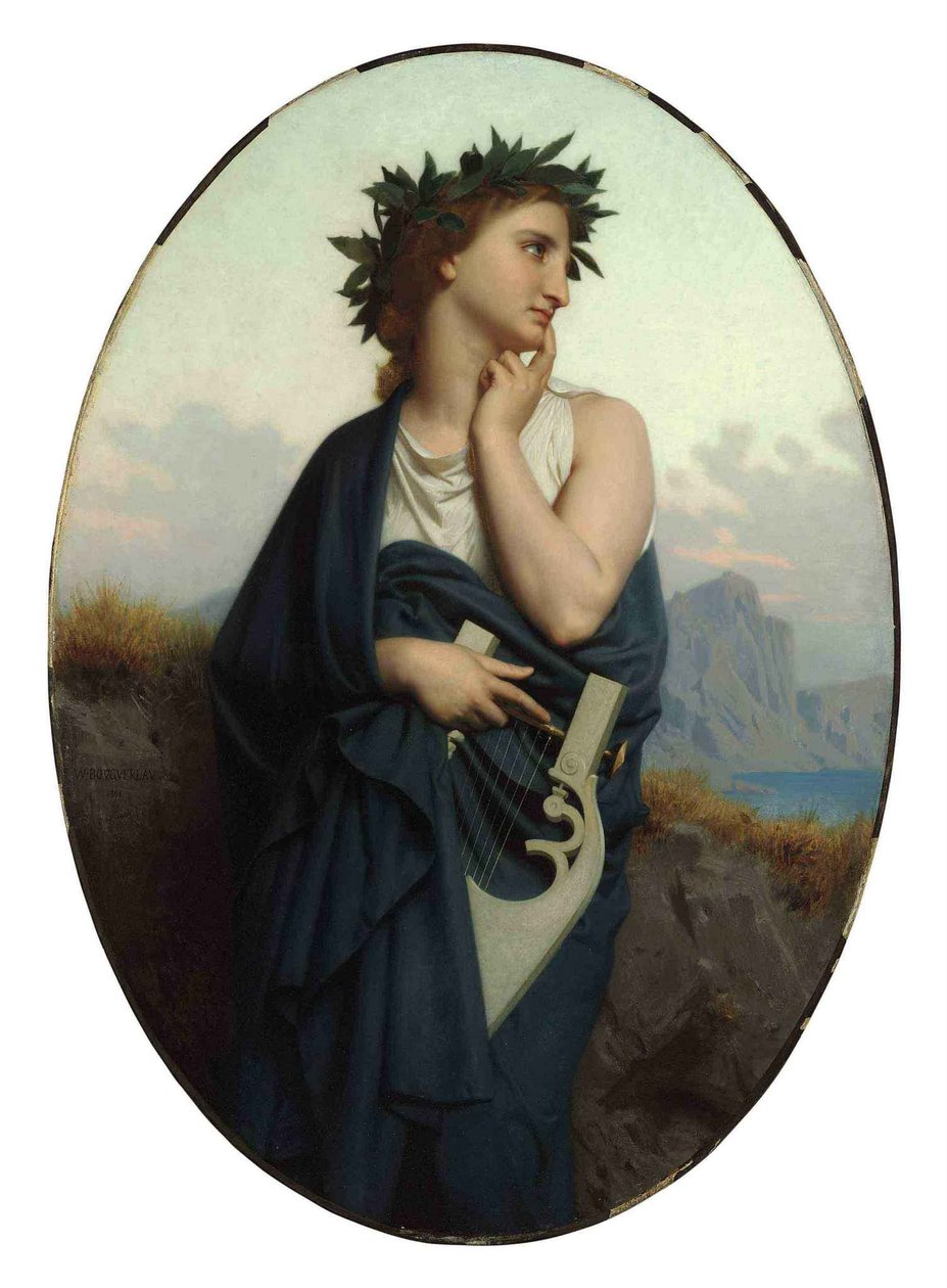 缪斯女神（Philomèle） 作者 威廉·阿道夫·布格罗