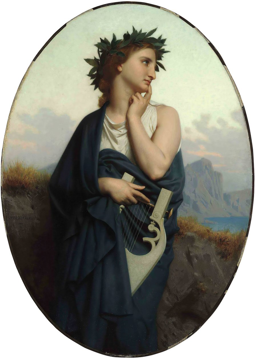 缪斯-菲洛梅尔》，1861年。 作者 威廉·阿道夫·布格罗