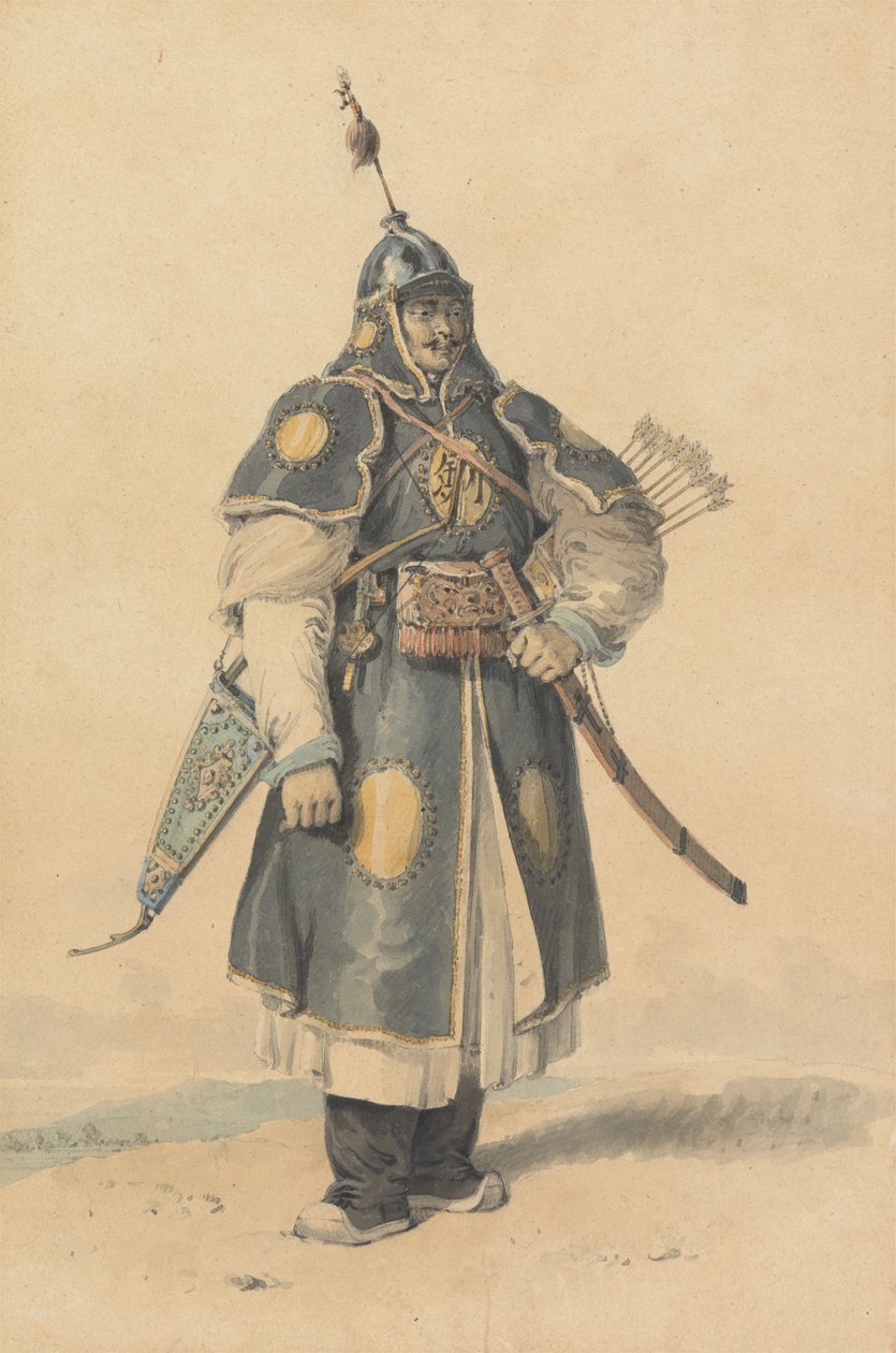 一个中国士兵的肖像 作者 威廉·亚历山大