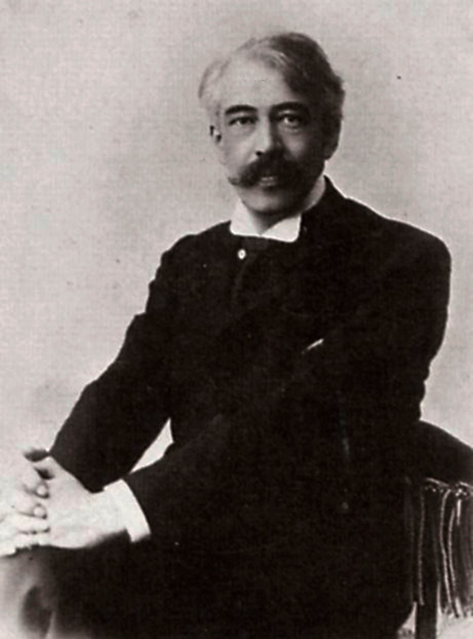 康斯坦丁·斯坦尼斯拉夫斯基（Konstantin Stanislavsky），俄罗斯演员蚂蚁剧院导演，c1890-c1900。 作者 威廉·安德烈耶维奇·卡里克