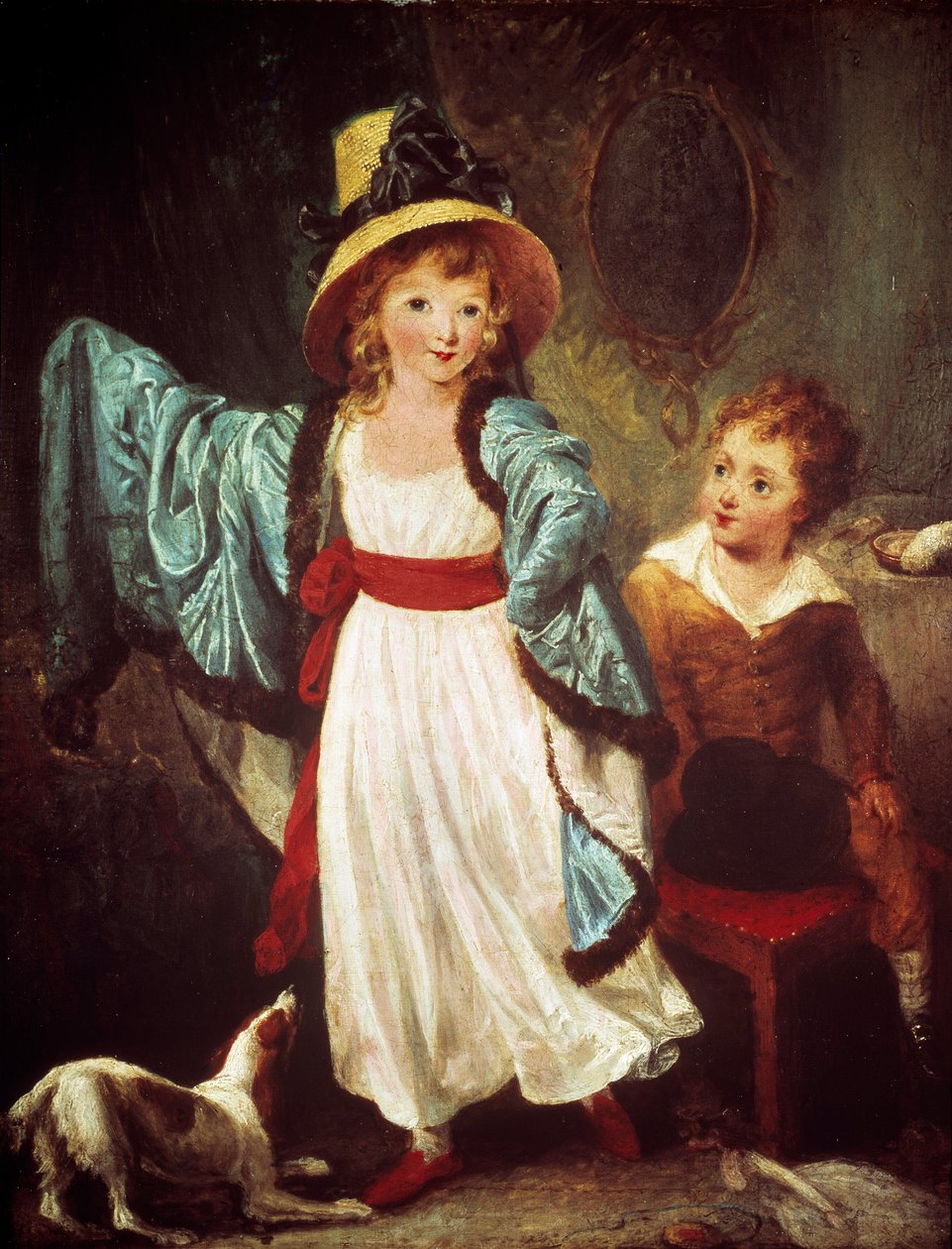 Les enfants deguises 威廉-阿尔托（1763-1823 年）的绘画作品 19 世纪 Sun.0,51x0,41 m 巴黎，科涅克博物馆 Jay. 作者 威廉·阿陶