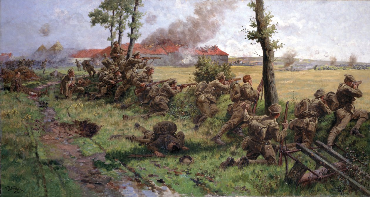 我们的？Little Contemptibles？，1914 作者 威廉·巴恩斯（William Barnes）羊毛