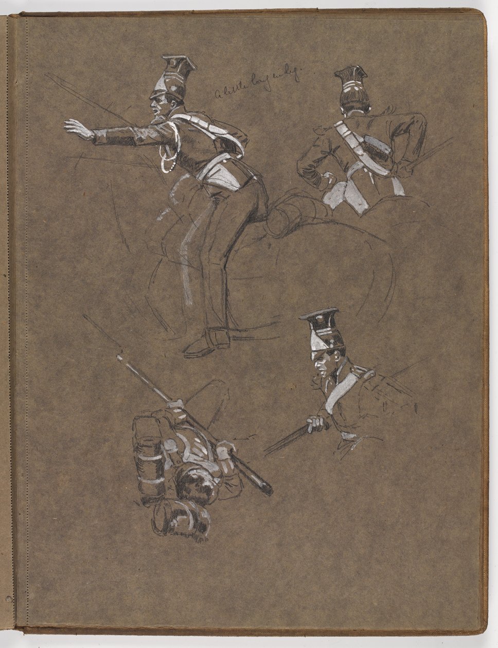 研究油画，《国旗：1811年5月16日，阿尔布黑拉》。 作者 威廉·巴恩斯（William Barnes）羊毛