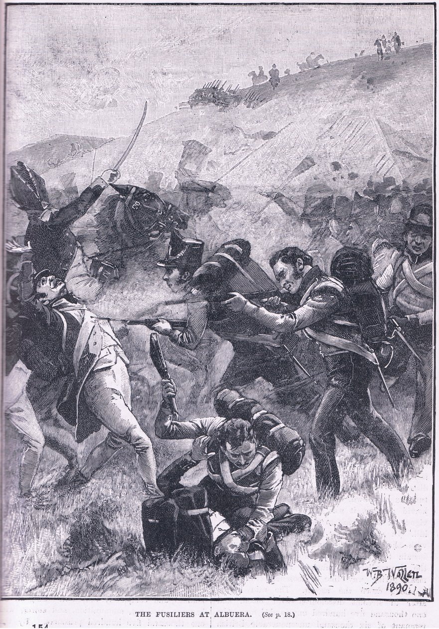 Albuera的fusiliers 作者 威廉·巴恩斯（William Barnes）羊毛