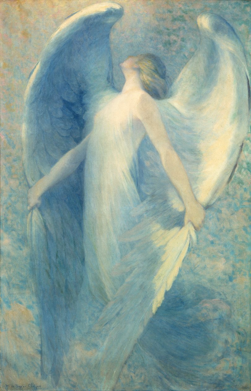 天使》，约1912年。 作者 威廉·巴克斯特·帕默·克洛森