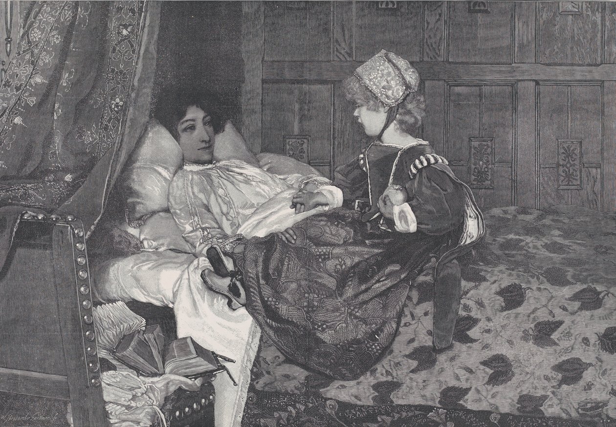 随时欢迎，摘自《伦敦新闻画报》，1888年5月19日。 作者 威廉·比斯科姆·加德纳