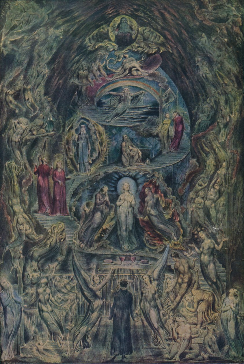 寓言，c1820-1825，1922。 作者 威廉·布雷克