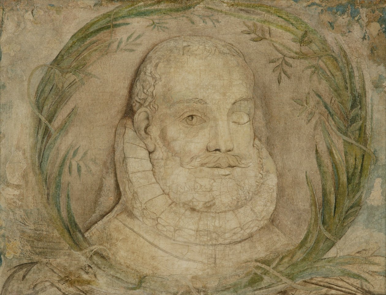Louis Vaz de Camoens，约 1800 年（蛋彩画布） 作者 威廉·布雷克