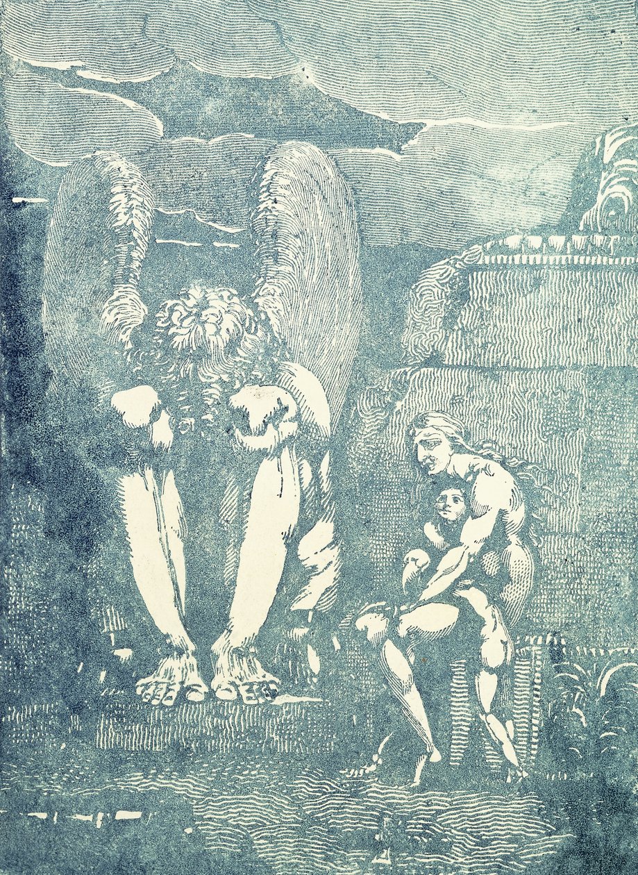 1790年代中期，《阿尔比恩的天使》 作者 威廉·布雷克