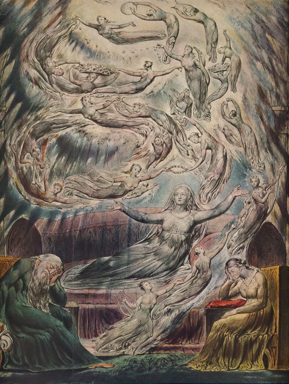 凯瑟琳女王之梦，c1825 作者 威廉·布雷克