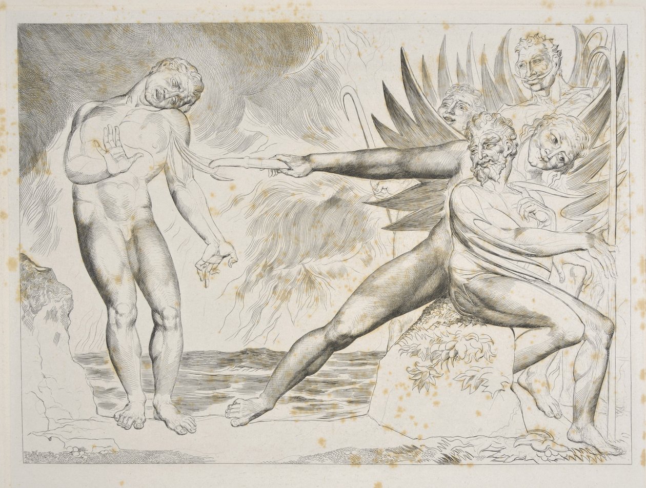 The Circle of the Corrupt Officials: The Devils tormenting Ciampolo Inferno, Canto XXII, illustration to the 