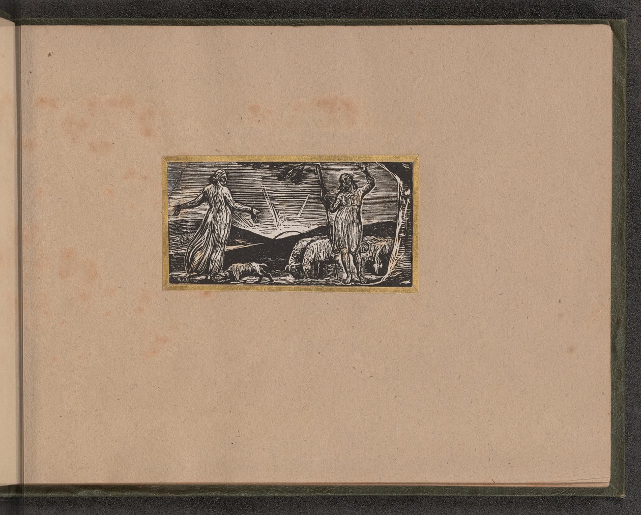 Thenot Remonstrates with Colinet, 1821. 作者 威廉·布雷克