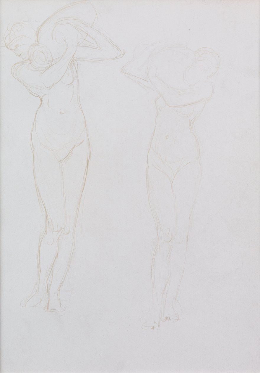 研究（metalpoint） 作者 威廉·布莱克·里士满