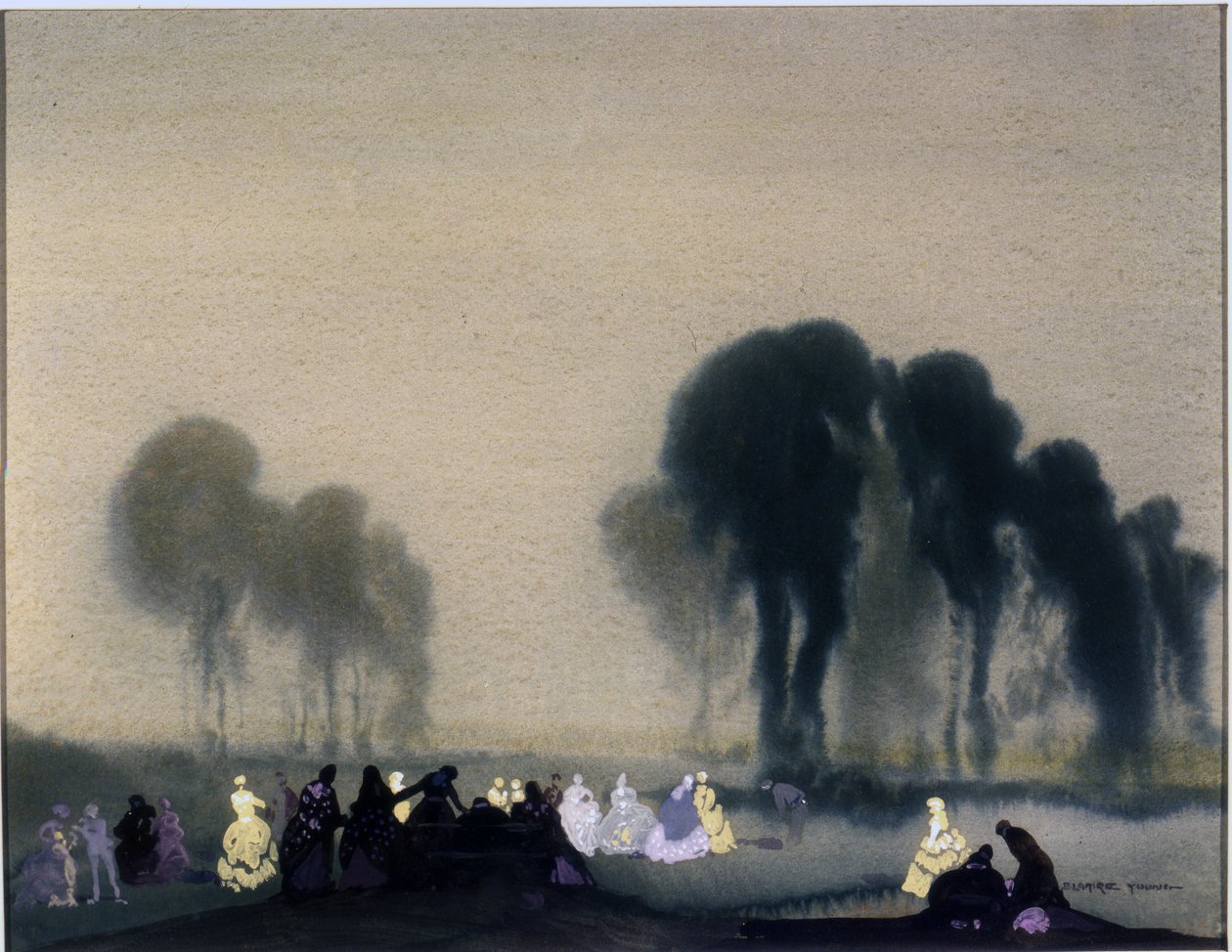 月光历险记，约1924年（带纸的w - c） 作者 威廉·布莱米·杨