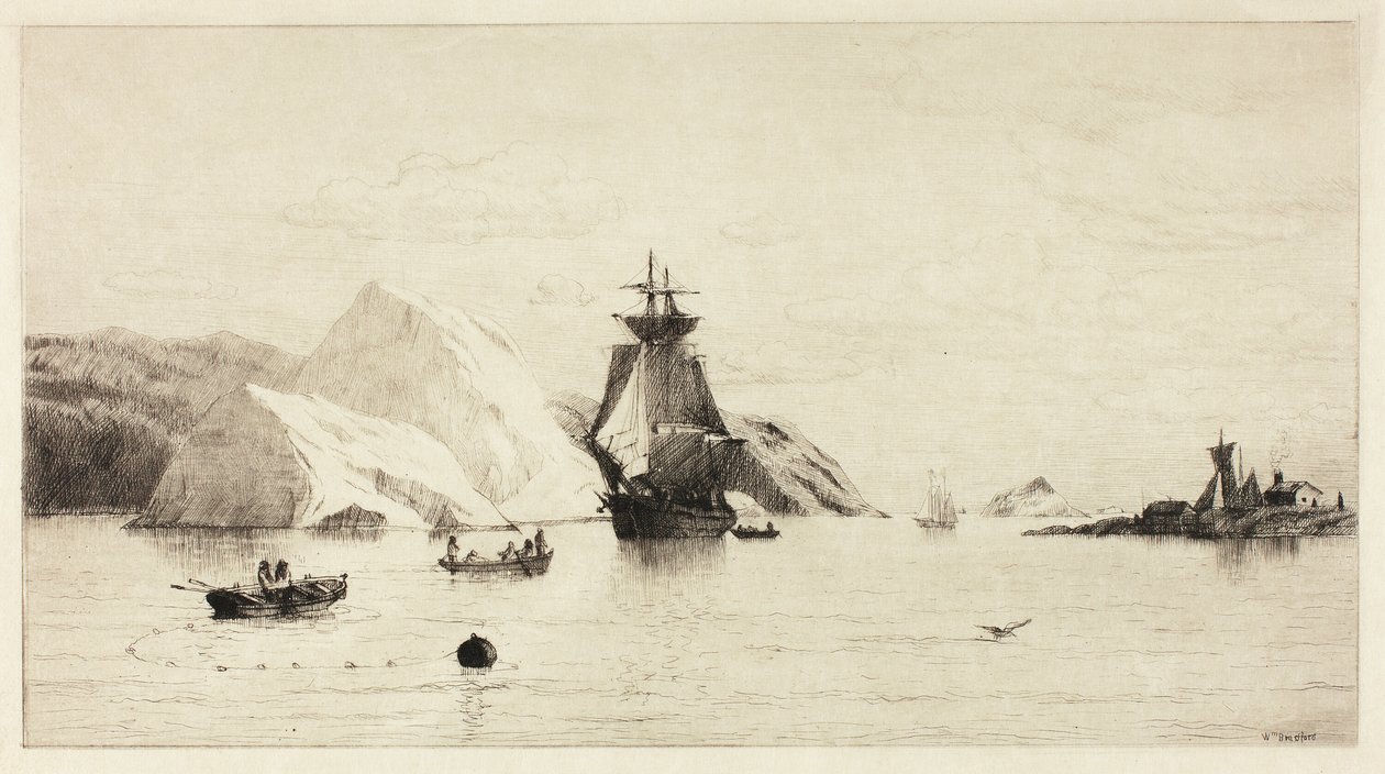 北极海景 作者 威廉·布拉德福德