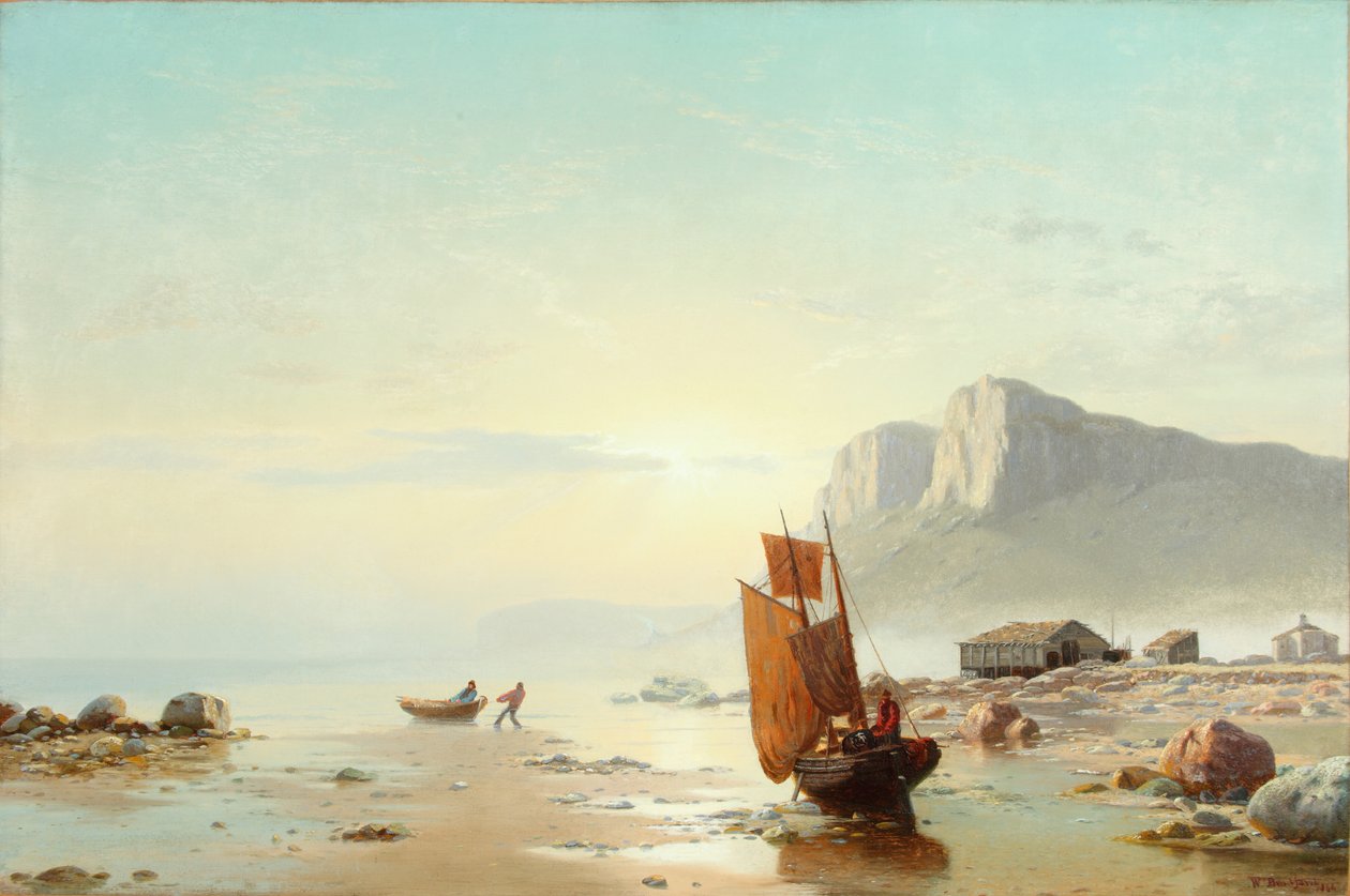 拉布拉多海岸，1866年 作者 威廉·布拉德福德