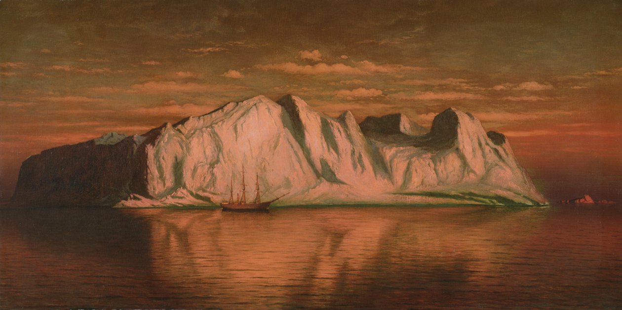 穆尔冰川，约1872年（布面油画 作者 威廉·布拉德福德
