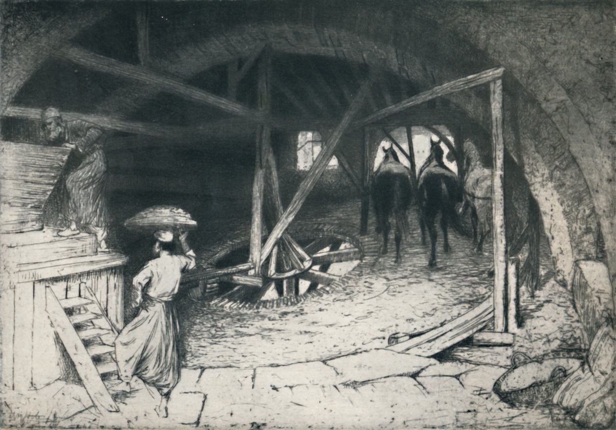 1922年代末至20世纪初，伽利略面粉厂。 作者 威廉·布拉西·霍尔