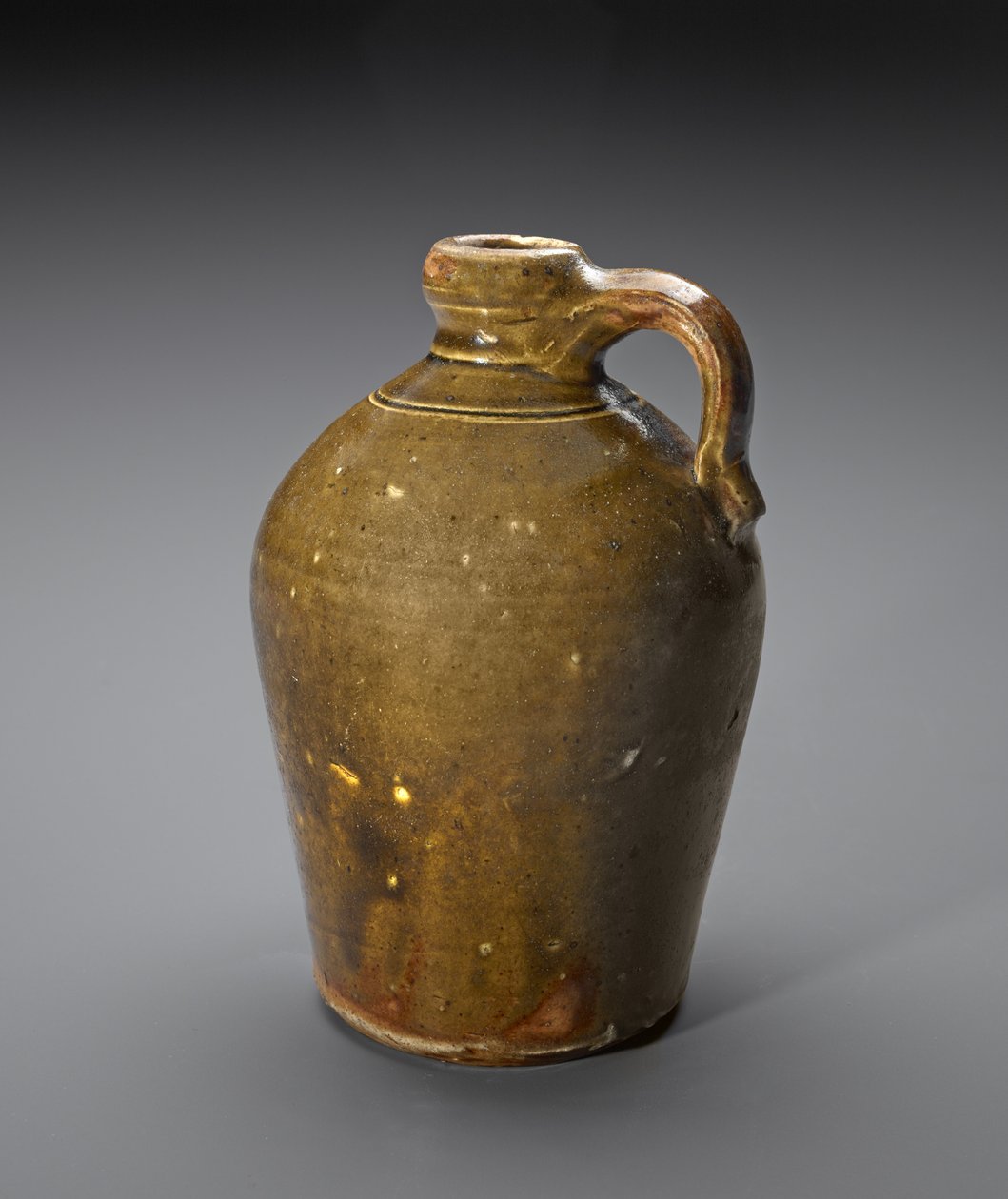 壶，C。 1870-1872（滑釉粗陶器） 作者 威廉·诺克斯（attr.to）诺克斯