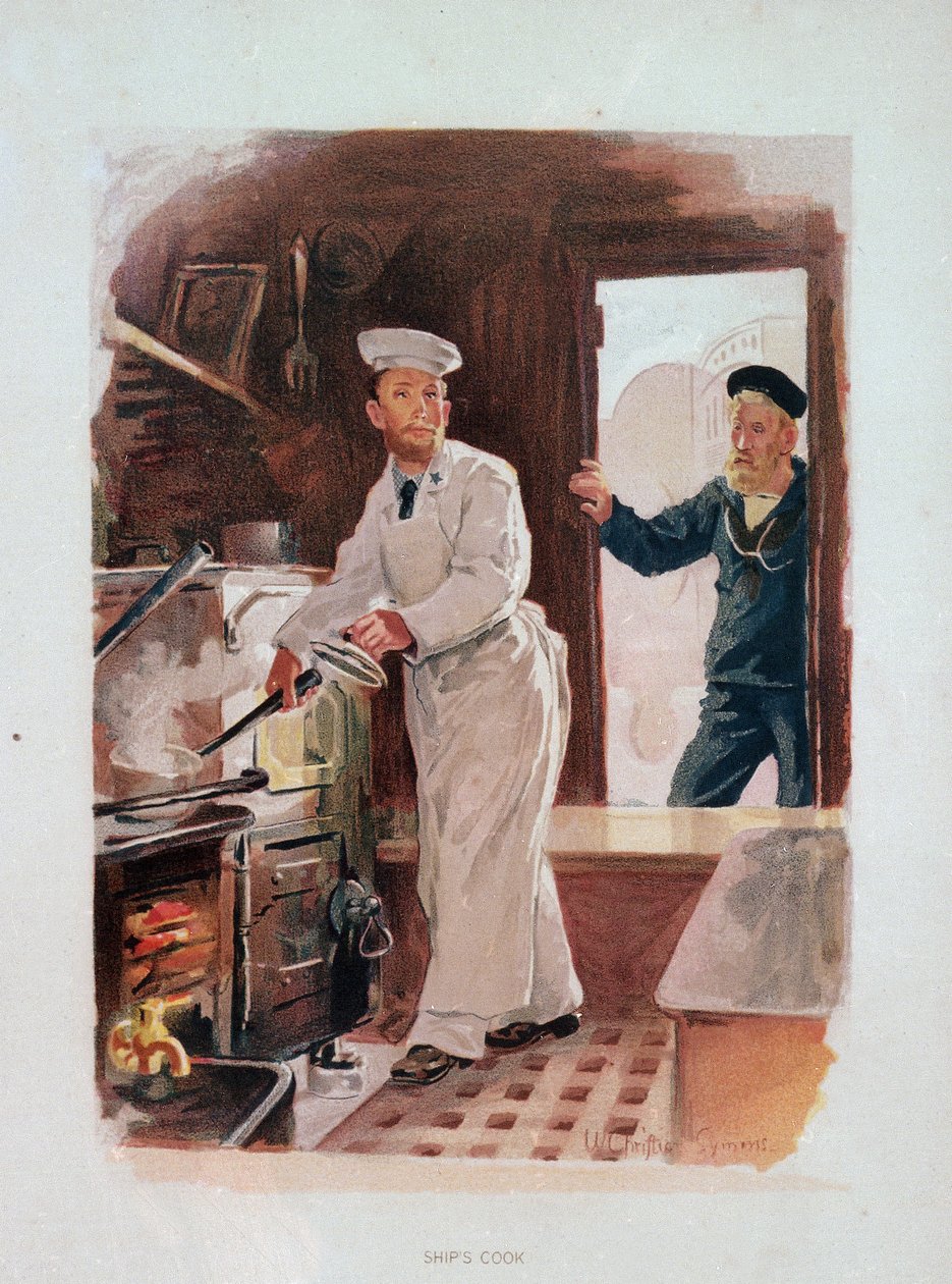 船上厨师 作者 威廉·克里斯蒂安·西蒙斯