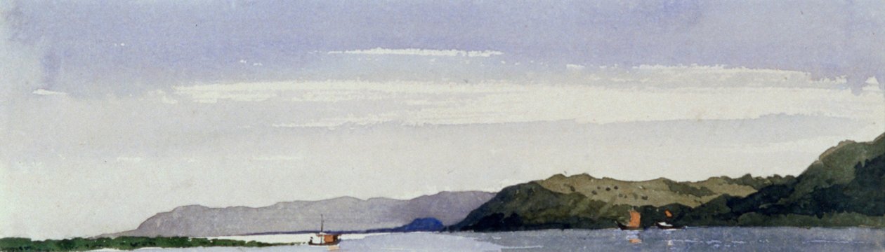 从上面看拉杰马哈尔山》，印度，1843年 作者 威廉·克莱里休