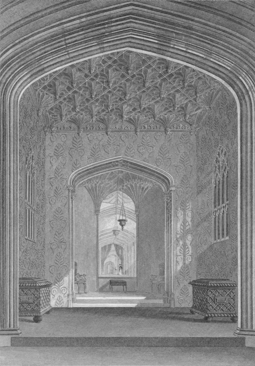 丰特希尔修道院，演说社，1824年 作者 威廉·迪布尔