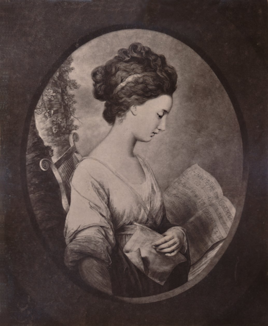 伊丽莎白·史蒂芬森（Elizabeth Stephenson）小姐，其后的麦克斯伯勒伯爵夫人（Countess Countess），1894年18世纪后期 作者 威廉·迪金森