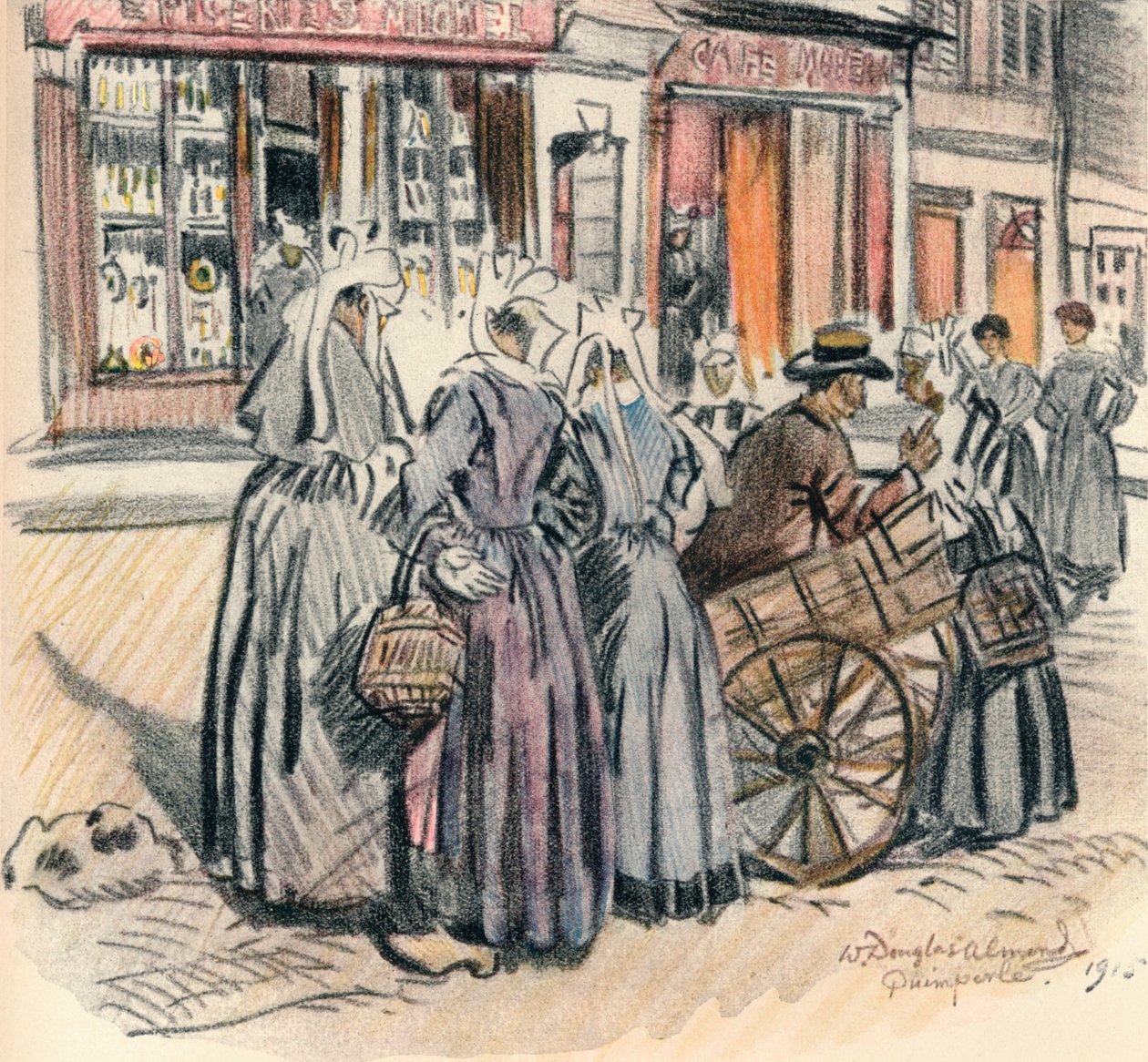 坎佩尔街八卦，1915年 作者 威廉·道格拉斯·杏仁