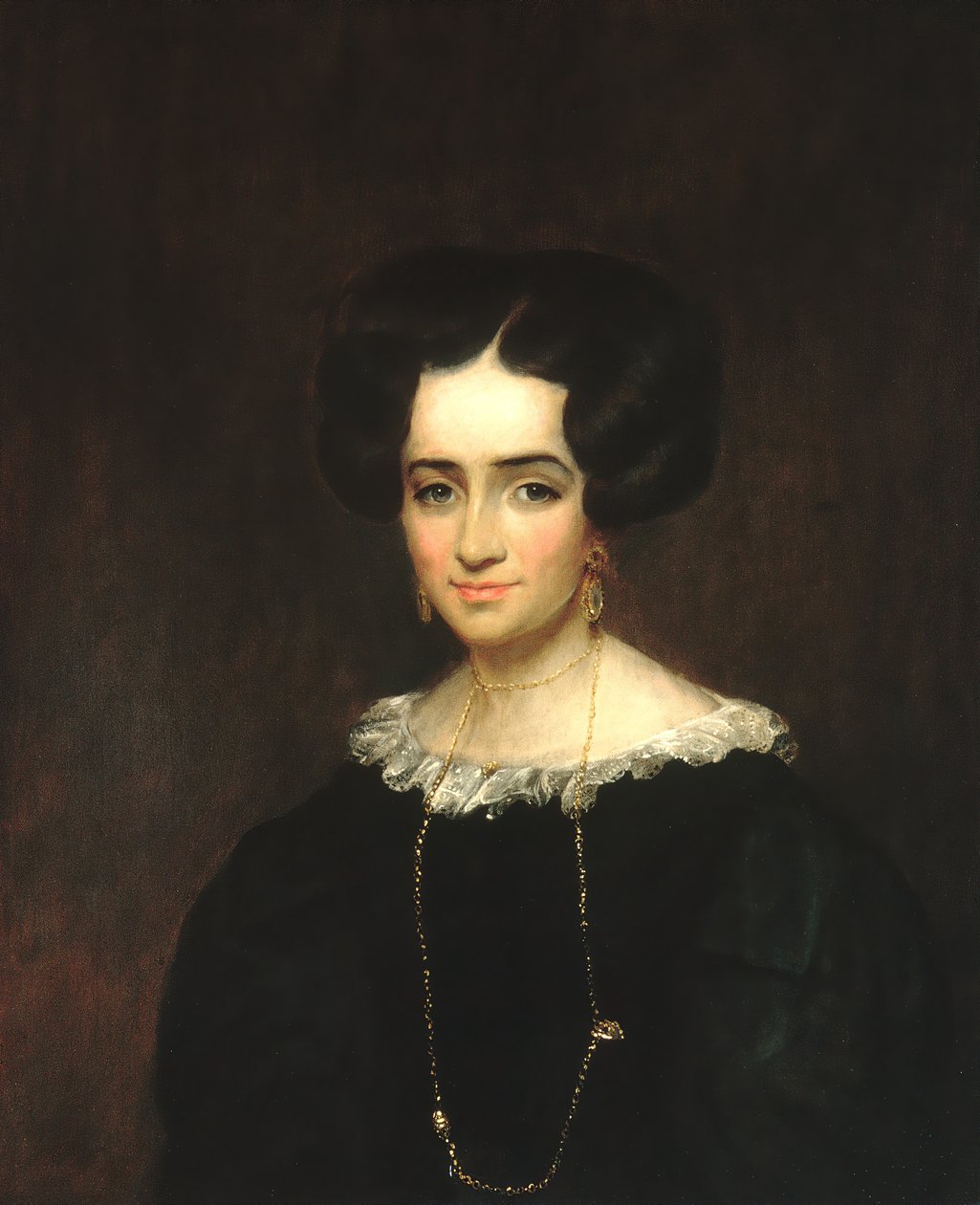 John Adams Conant夫人，1829年。 作者 威廉·邓拉普