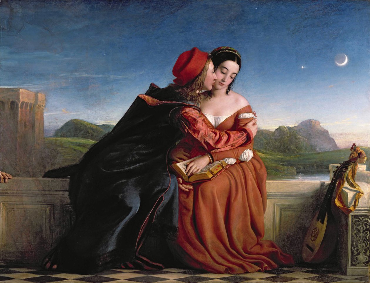 Francesca da Rimini，1837年。 作者 威廉·戴斯