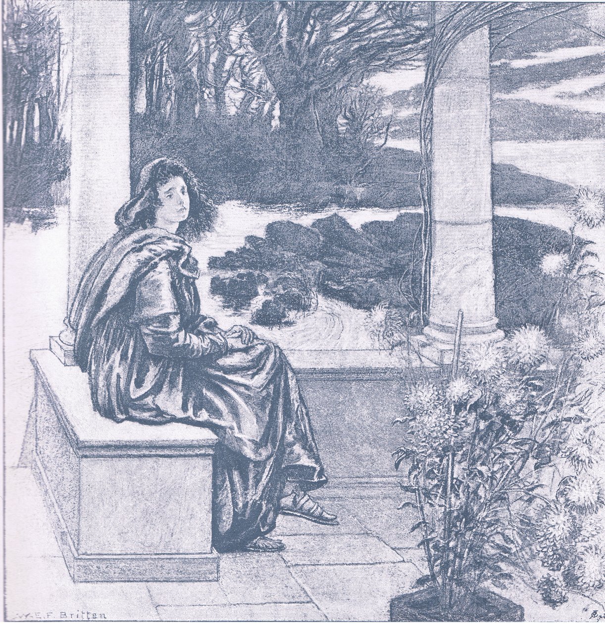 11月，来自《艺术杂志》1893年，卡塞尔公司 作者 威廉·爱德华·弗兰克·布里顿