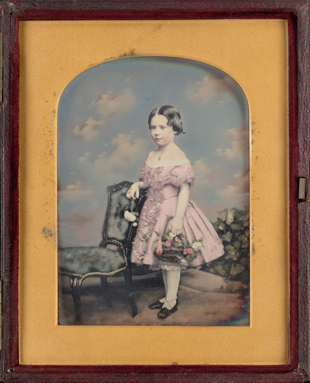 女孩肖像，约 1852 年1852 年（照片） 作者 威廉·爱德华·基尔本