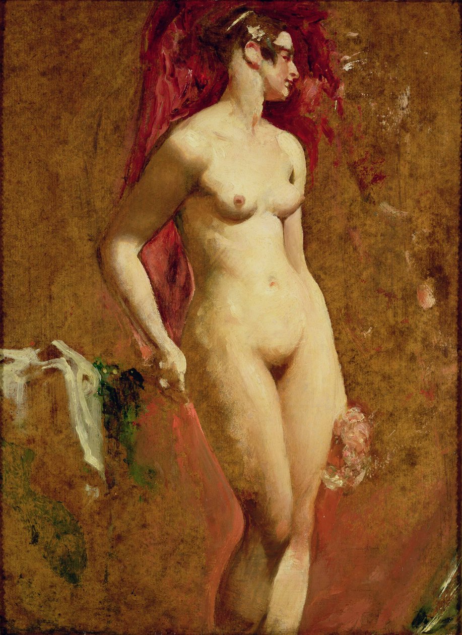 站立裸体（布面油画） 作者 威廉·埃蒂