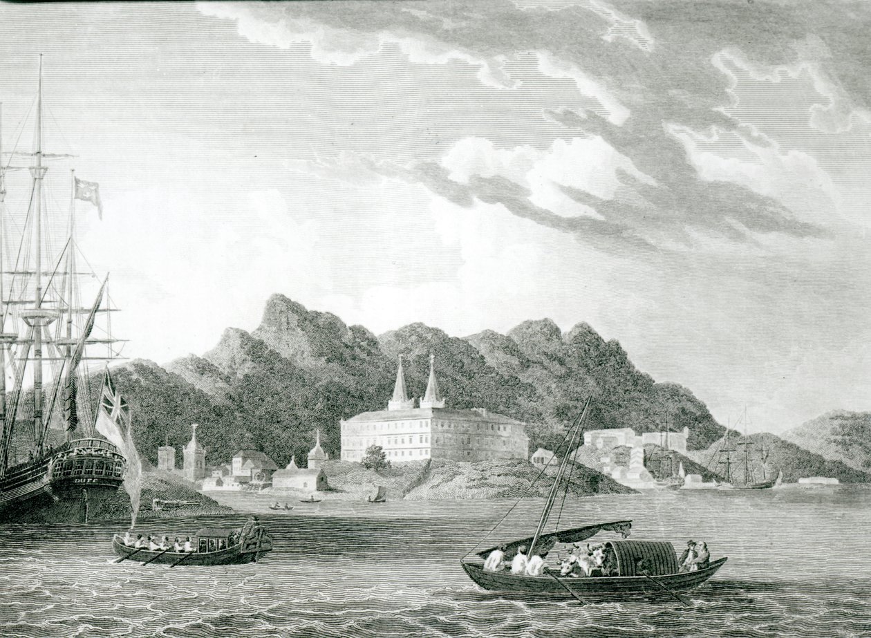 Rio Janiero港口，本笃会修道院， 作者 威廉·威尔逊