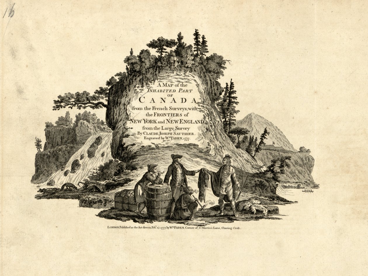 加拿大毛皮贸易中的印第安人，1777年。 作者 威廉·法登
