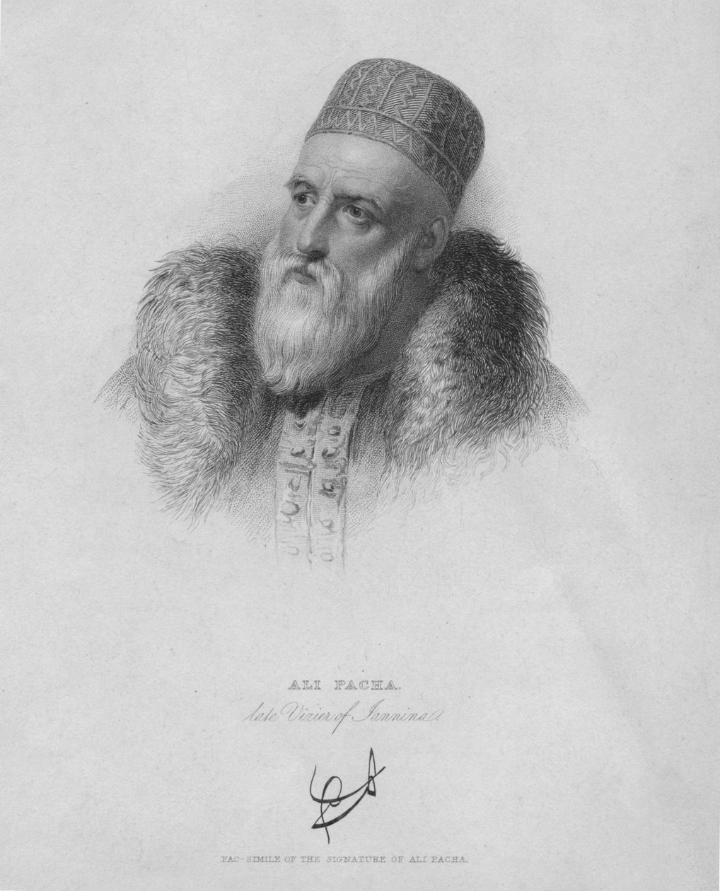 阿里·帕查（Ali Pacha），1832年。 作者 威廉·芬德
