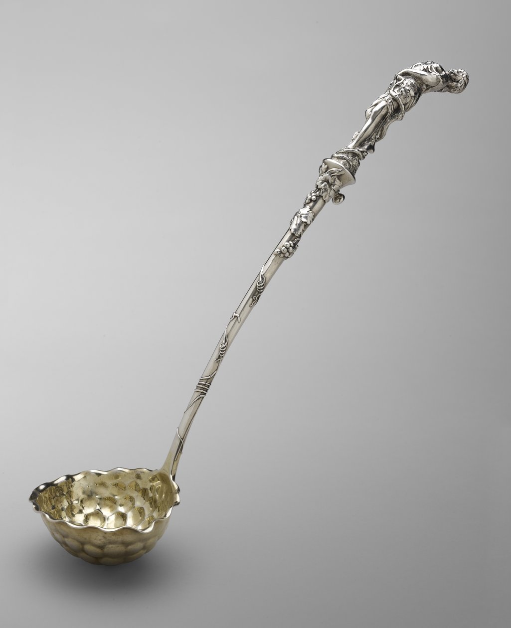 冲床杓，约1850年（银和银镀金）。 作者 威廉·福布斯