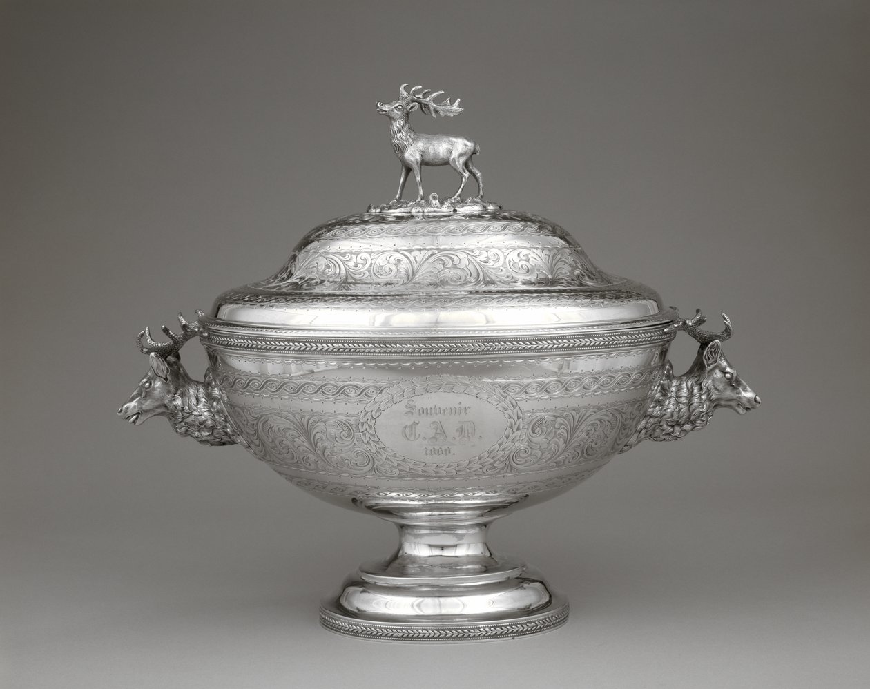 汤杯，约1860年（银制 作者 威廉·福布斯