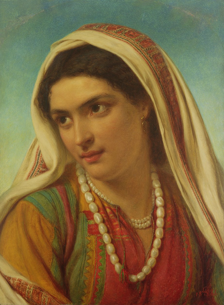 阿拉伯女孩，1866年 作者 威廉·盖尔