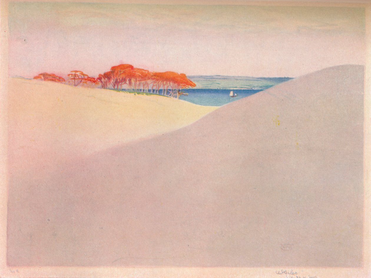 丹麦沙丘，c1917 作者 威廉·吉尔斯