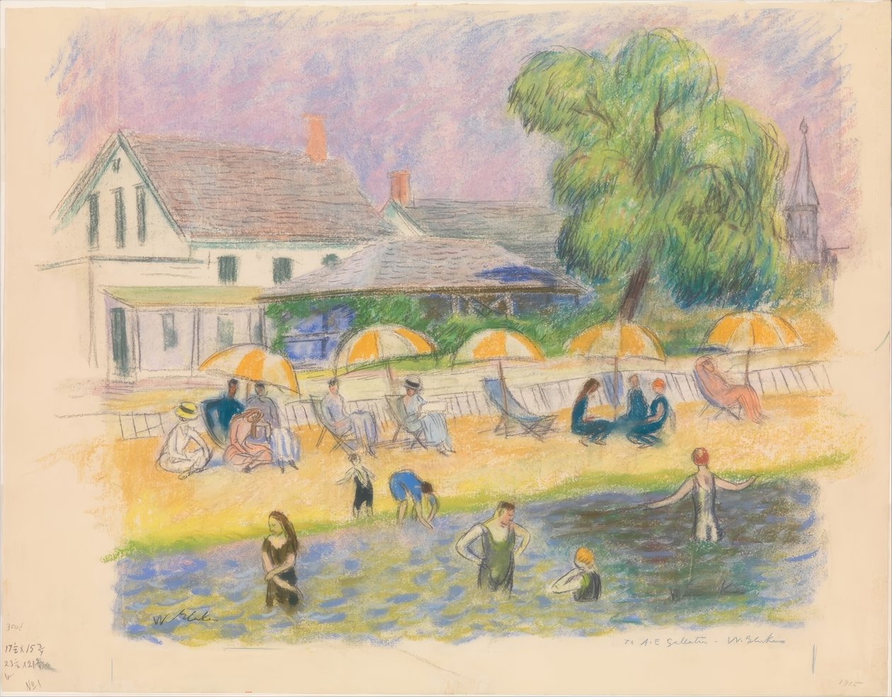 Beach Scene 作者 威廉格拉肯斯