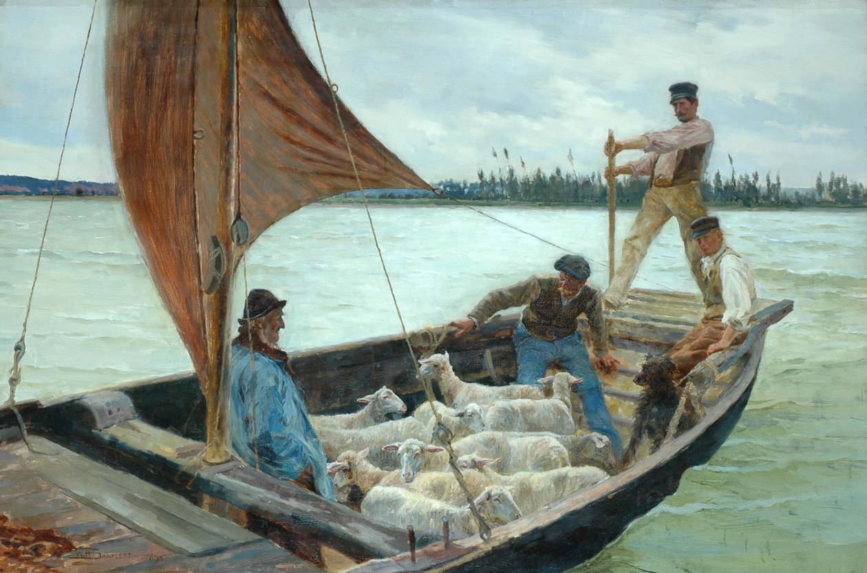 一个微风交叉，1893年 作者 威廉·H·巴特利特