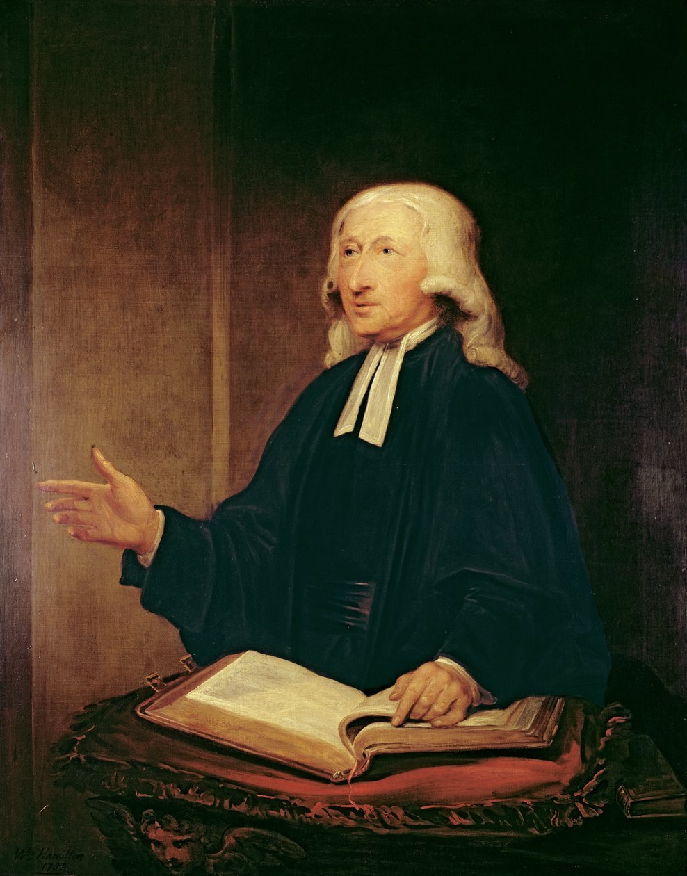 John Wesley的肖像（1703-1791）1788 作者 威廉·汉密尔顿