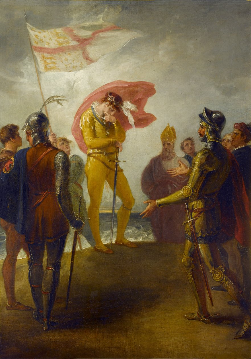 理查德二世登陆米尔福德避风港，c.1793-1800 作者 威廉·汉密尔顿