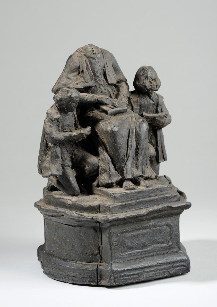 约翰·科莱特（John Colet）纪念碑的马凯特（Maquette） 作者 威廉·哈莫·桑尼克罗夫特