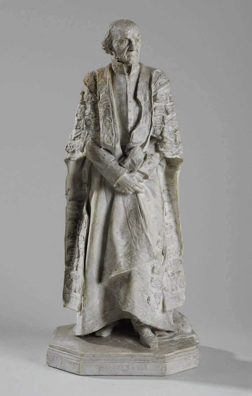 马奎特（Maquette），约瑟夫·威廉·埃沃特·格拉德斯通（William Ewart Gladstone）雕像，约1905年，伦敦 作者 威廉·哈莫·桑尼克罗夫特