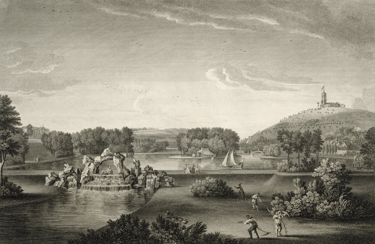 West Wycombe公园，由William Woollett（1735-85）雕刻 作者 威廉·汉南
