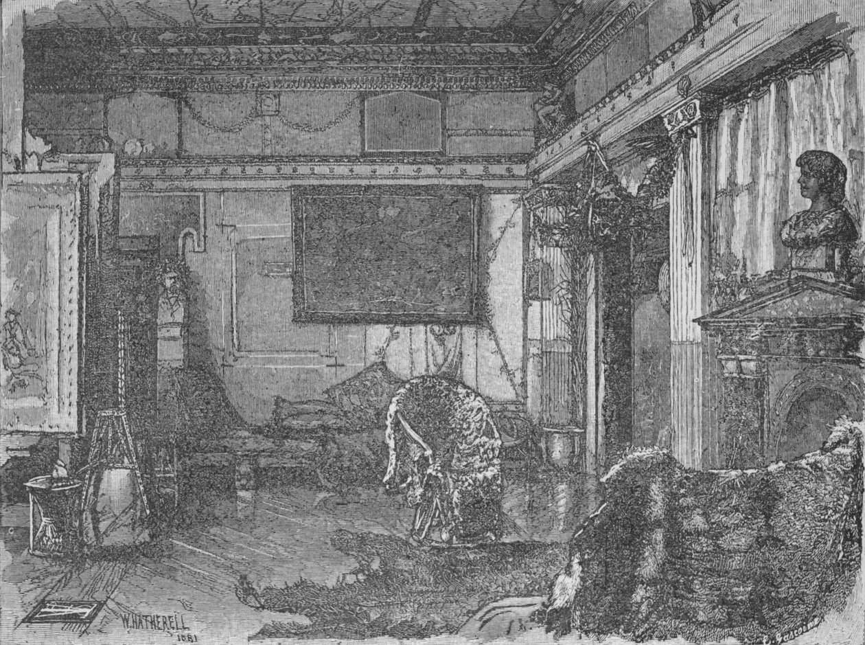 阿尔玛·塔德玛斯（Alma Tademas）前工作室，1890年 作者 威廉·哈瑟雷尔